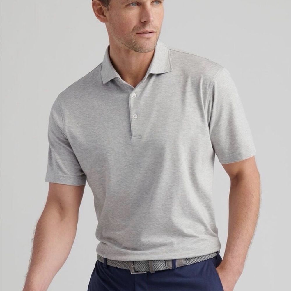 Peter Millar Excursionist Flex Polo Grey - image 1
